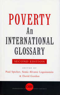 貧困：国際用語集（第２版）<br>Poverty : An International Glossary （2ND）