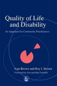 ＱＯＬと障害<br>Quality of Life and Disability : An Approach for Community Practitioners