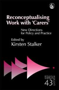 Reconceptualising Work with 'Carers' : New Directions for Policy and Practice (Research Highlights in Social Work)