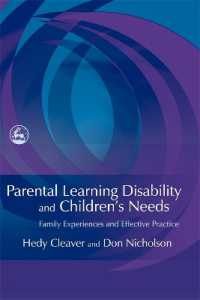 Parental Learning Disability and Children's Needs : Family Experiences and Effective Practice