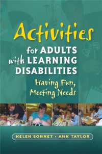 Activities for Adults with Learning Disabilities : Having Fun, Meeting Needs