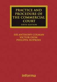 The Practice and Procedure of the Commercial Court (Lloyd's Commercial Law Library) （6TH）