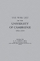 War List of the University of Cambridge 1914-1918