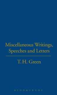 Ｔ．Ｈ．グリーン未公刊著作集<br>T.H.Green. Miscellaneous Writings