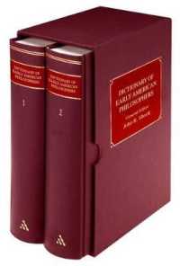 初期アメリカ思想家辞典（全２巻）<br>The Dictionary of Early American Philosophers (2-Volume Set)