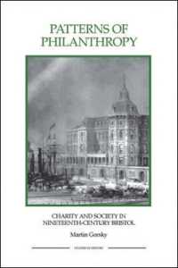 Patterns of Philanthropy : Charity and Society in Nineteenth-Century Bristol (Royal Historical Society Studies in History New Series)