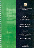 Personal Taxation Computations Fa2003 19 (Aat Focus Notes) -- Paperback