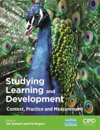 Studying Learning and Development : Context, Practice and Measurement
