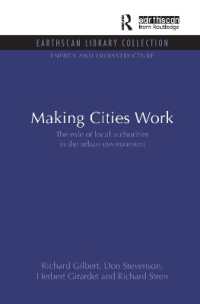 Making Cities Work : Role of Local Authorities in the Urban Environment (Energy and Infrastructure Set)