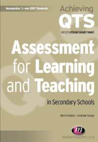 Assessment for Learning and Teaching in Secondary Schools (Achieving Qts Series)