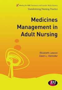 Medicines Management in Adult Nursing (Transforming Nursing Practice Series)