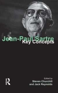 サルトル：鍵概念<br>Jean-Paul Sartre : Key Concepts (Key Concepts)
