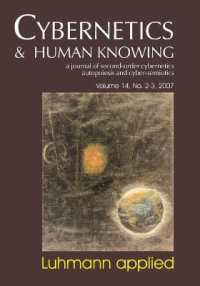 Luhmann Applied (Cybernetics & Human Knowing)