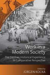 Work in a Modern Society : The German Historical Experience in Comparative Perspective (New German Historical Perspectives)