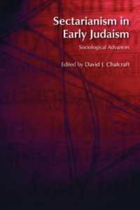 Sectarianism in Early Judaism : Sociological Advances