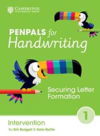 Penpals for Handwriting Intervention Book 1 : Securing Letter Formation (Penpals for Handwriting) （2ND Spiral）