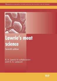 ローリー：食肉科学（第７版）<br>Lawrie's Meat Science (Woodhead Publishing Series in Food Science, Technology and Nutrition) （7TH）