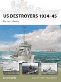 Us Destroyers 1934-45 : Pre-war Classes (New Vanguard) -- Paperback / softback