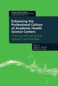 Enhancing the Professional Culture of Academic Health Science Centers : Creating and Sustaining Research Communities