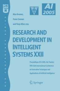 Research and Development in Intelligent Systems Xxii : Proceedingas of Ai-2005, the Twenty-fifth Sgai International Conference on Innovative Technique
