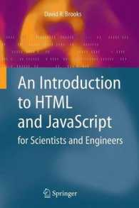 An Introduction to HTML and JavaScript for Scientists and Engineers
