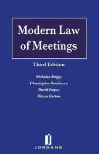 Modern Law of Meetings （3RD）