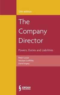 The Company Director : Powers, Duties and Liabilities （12TH）