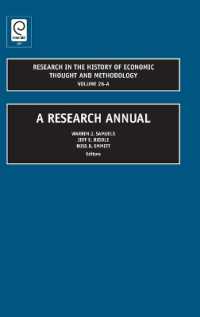 A Research Annual (Research in the History of Economic Thought and Methodology - Vol.26)