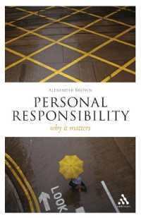 個人的責任：なぜ問題なのか<br>Personal Responsibility : Why It Matters (Think Now)