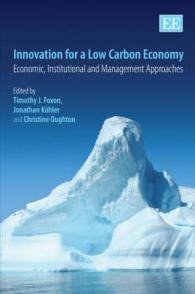 低炭素経済のためのイノベーション<br>Innovation for a Low Carbon Economy : Economic, Institutional and Management Approaches