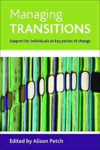 移行期の支援<br>Managing transitions : Support for individuals at key points of change
