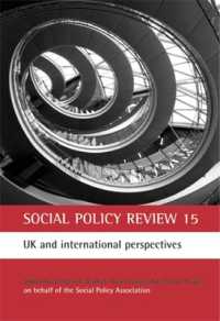 Social Policy Review 15 : UK and international perspectives (Social Policy Review)