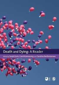 死と臨終：読本<br>Death and Dying : A Reader (Published in Association with the Open University)