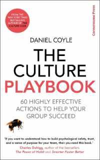The Culture Playbook : 60 Highly Effective Actions to Help Your Group Succeed