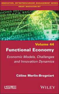 Functional Economy : Economic Models, Challenges and Innovation Dynamics (Iste Invoiced)
