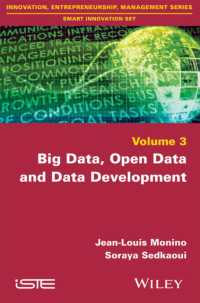 Big Data, Open Data and Data Development (Innovation, Entrepreneurship, Management: Smart Innovation Set)