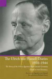 Ulrich Von Hassell Diaries, 1938-1944