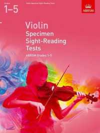 Violin Specimen Sight-Reading Tests, ABRSM Grades 1-5 : from 2012 (Abrsm Sight-reading)