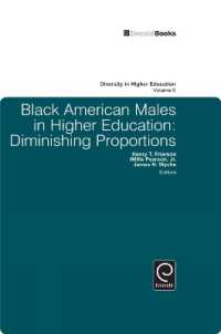 Black American Males in Higher Education : Diminishing Proportions (Diversity in Higher Education)