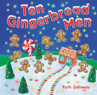 Ten Gingerbread Men (Moulded Counting Books) -- Novelty book
