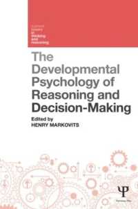 The Developmental Psychology of Reasoning and Decision-Making (Current Issues in Thinking and Reasoning)