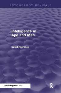 Intelligence in Ape and Man (Psychology Revivals) (Psychology Revivals)