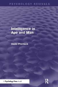 Intelligence in Ape and Man (Psychology Revivals) (Psychology Revivals)
