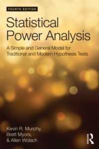 Statistical Power Analysis : A Simple and General Model for Traditional and Modern Hypothesis Tests， Fourth Edition