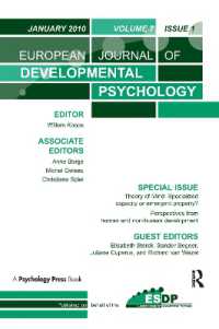 Theory of Mind: Specialized Capacity or Emergent Property? Perspectives from Non-human and Human Development : A Special Issue of the European Journal of Developmental Psychology (Special Issues of the European Journal of Developmental Psychology)