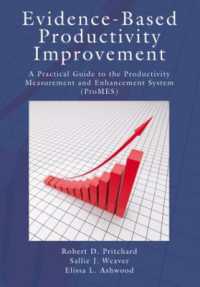 Evidence-Based Productivity Improvement : A Practical Guide to the Productivity Measurement and Enhancement System (ProMES) (Applied Psychology Series)