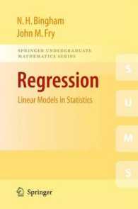 Regression : Linear Models in Statistics (Springer Undergraduate Mathematics Series)