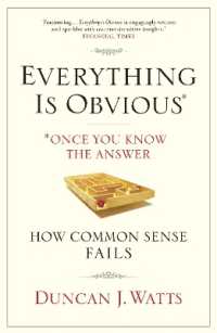 D．ワッツ『偶然の科学』（原書）<br>Everything is Obvious : Why Common Sense is Nonsense