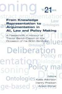 From Knowledge Representation to Argumentation in AI, Law and Policy Making. a Festscrift in Honour of Trevor Bench-Capon on the Occasion of his 60th Birthday