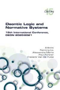 Deontic Logic and Normative Systems. 15th International Conference, DEON 2020/2021